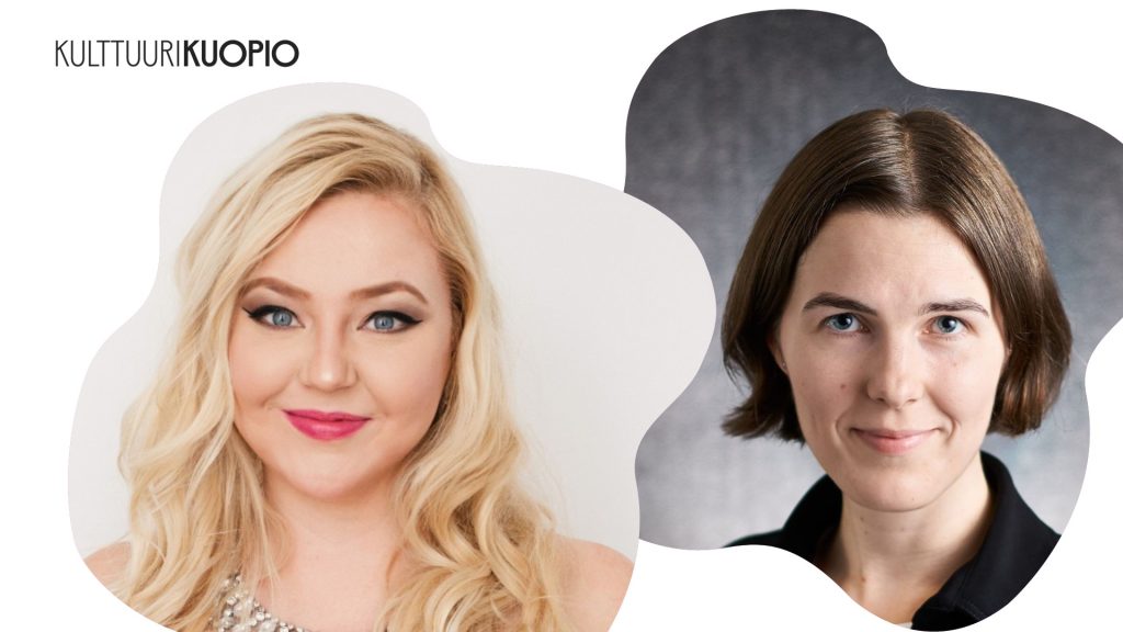 Kuvassa laulaja Sanna Matinniemi ja pianisti Jenna Ristilä.